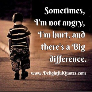 Sometimes I'm not Angry, I'm Hurt - Delightful Quotes